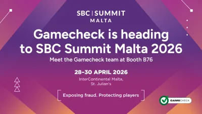 Gamecheck is heading to SBC Summit Malta 2026
